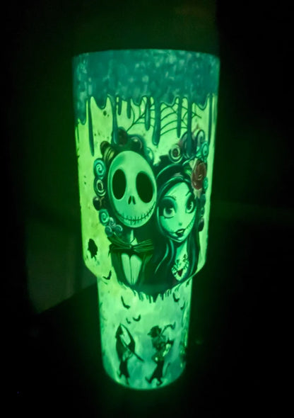 Sally x Jack Skellington 40 Oz Tumbler