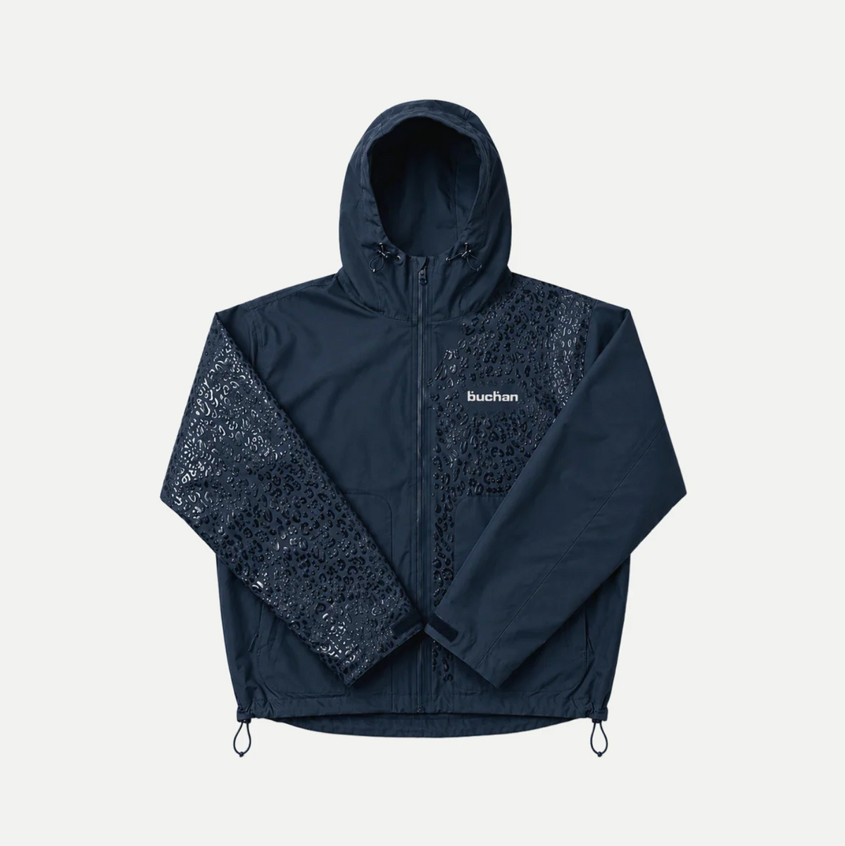 Water Reactive Cheetah Rain Jacket