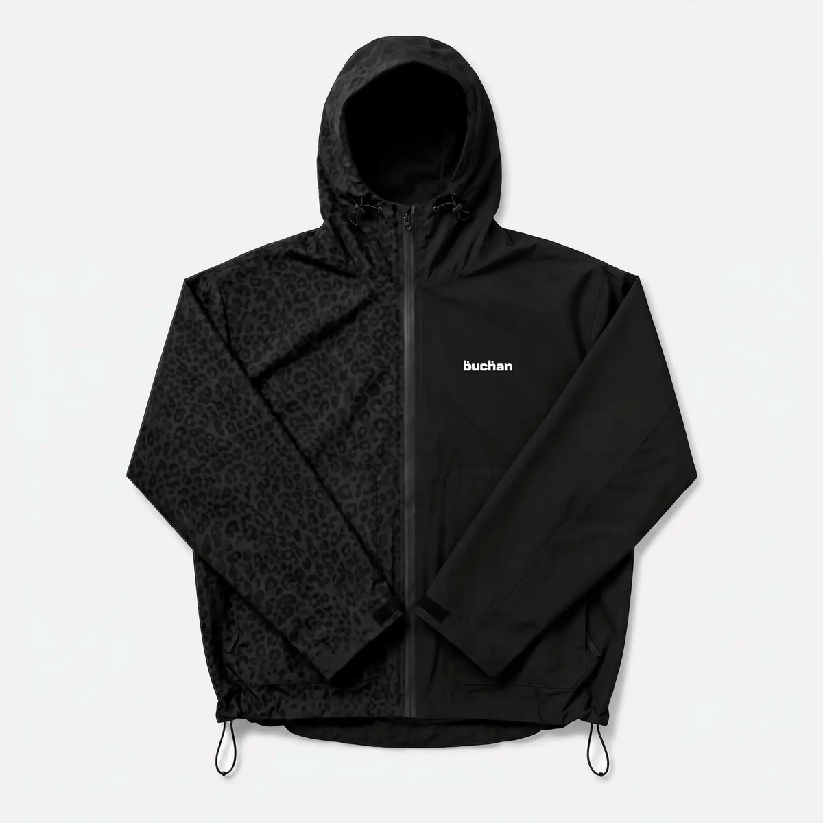 Water Reactive Cheetah Rain Jacket