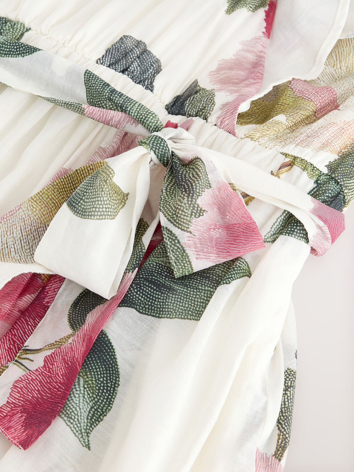 Rosalie Garden Floral Tiered Ruffle Midi Dress