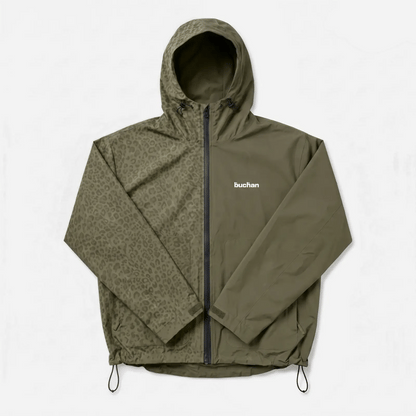 Water Reactive Cheetah Rain Jacket
