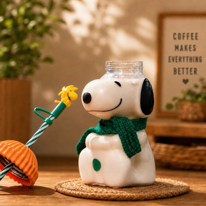 The Snoopy Glass Cold Cup